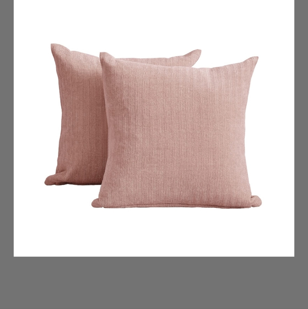 New, 2 pcs throw pillow covers